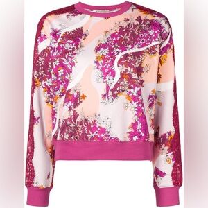Emilio Pucci Floral Pink and Purple Sweatshirt
Size- S